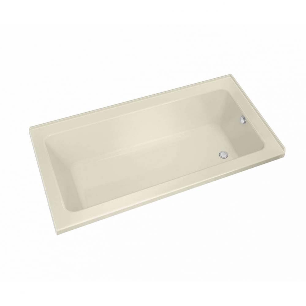 Pose 6030 IF Acrylic Corner Right Left-Hand Drain Aeroeffect Bathtub in Bone