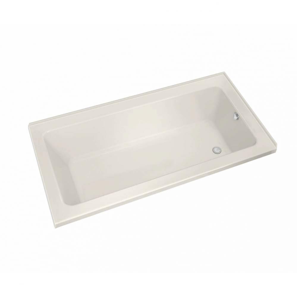 Pose 6030 IF Acrylic Corner Right Left-Hand Drain Aeroeffect Bathtub in Biscuit