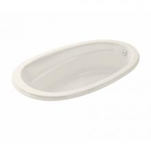 Maax 106169-097-007 - Talma 7242 Acrylic Drop-in End Drain Combined Whirlpool & Aeroeffect Bathtub in Biscuit