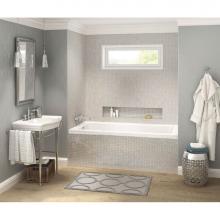 Maax 106213-L-000-001 - Pose IF 72 in. x 42 in. Alcove Bathtub with Left Drain in White
