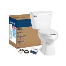 Mansfield Plumbing 013710018 - Pro-Fit 3 1.6 Elongated SmartHeight Complete Toilet Kit