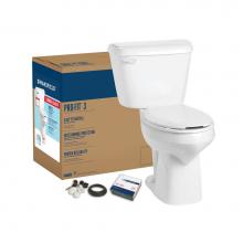 Mansfield Plumbing 041370017 - Pro-Fit 3 1.28 Elongated SmartHeight Complete Toilet Kit