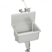 Elkay ESSW2520C - Stainless Steel 25'' x 19-1/2'' x 12, Wall Hung Service Sink Kit