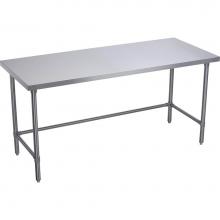 Elkay WT24X72-STSX - Stainless Steel 72'' x 24'' x 36'' 16 Gauge Flat Top Work Table with
