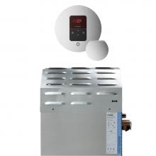 Mr. Steam 15C10AA0000 - Super (iTempo) 15 kW (15000 W) Steam Shower Generator Package with iTempo Control in Round Polishe