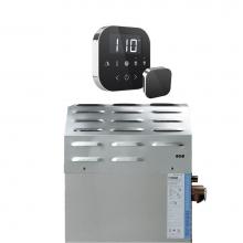 Mr. Steam 10C10EAA000 - Super (AirTempo) 10 kW (10000 W) Steam Shower Generator Package with AirTempo Control in Black Pol